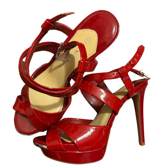 Gianni Bini Size 7.5 Red - Picture 1 of 5
